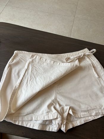 Jupe short beige 