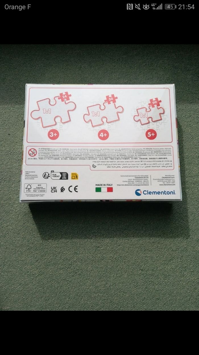 Puzzle Minnie "Hello easter", 24 pièces, Disney junior, Clementoni, neuf avec emballage.