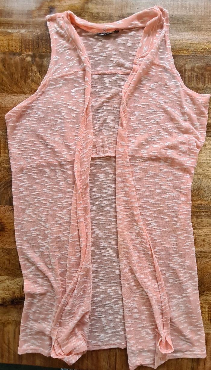 Gilet long sans manche cardigan taille 46.48 - photo numéro 6