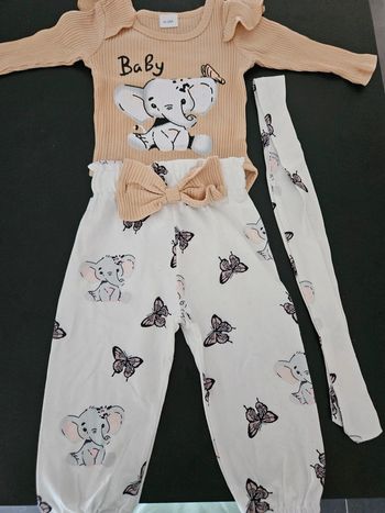Ensemble body pantalon 3mois