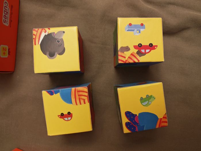 Puzzle cubes petit ours brun - photo numéro 8