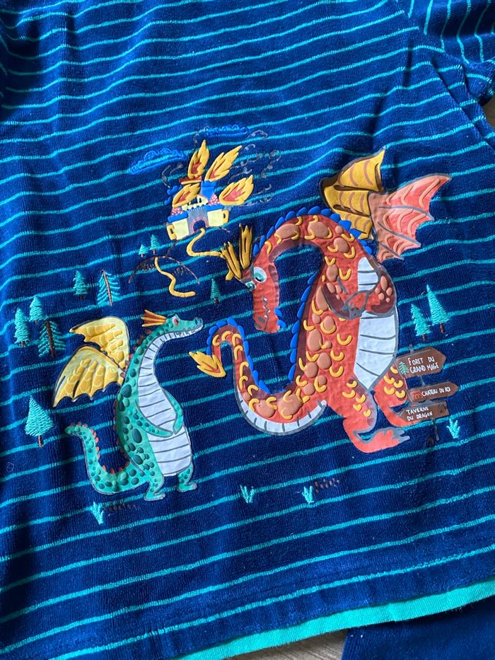 Pyjama petit garçon velours sergent major 4 ans - photo numéro 2