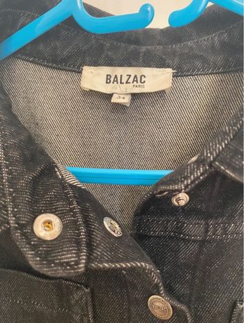 veste en jean Balzac
