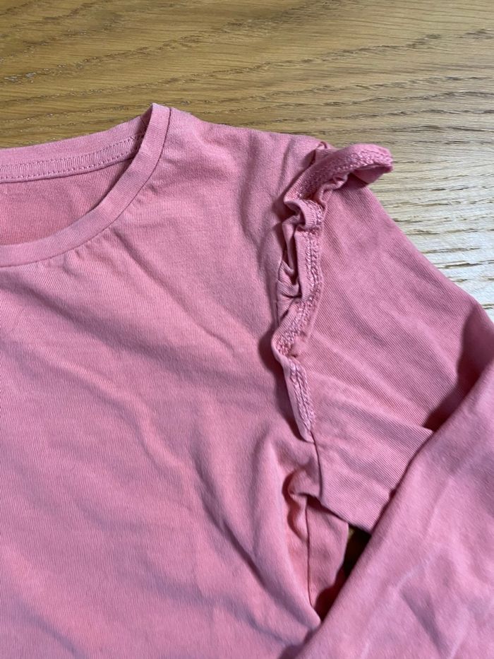C&A T-shirt manches longues rose Taille 7 ans - photo numéro 3