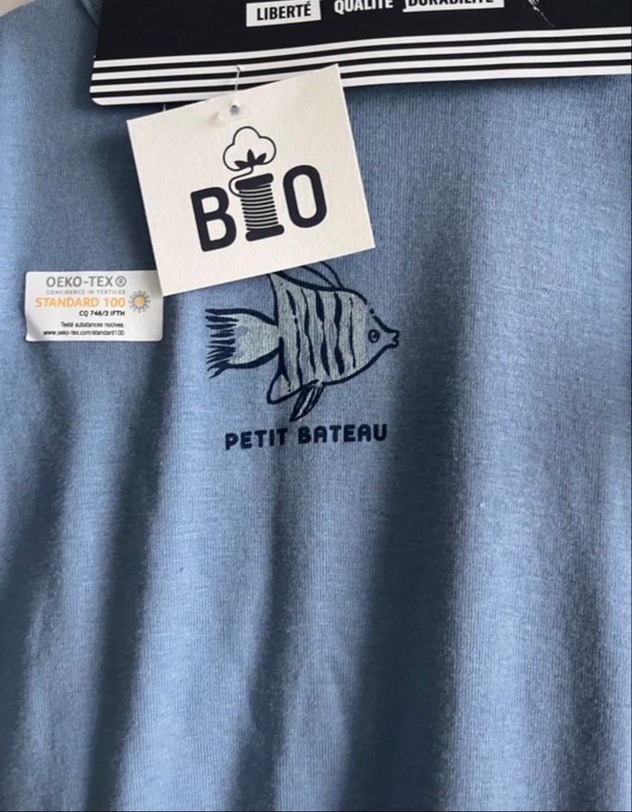 Pyjama mi-saison garçon Petit Bateau 12 mois Neuf - photo numéro 2