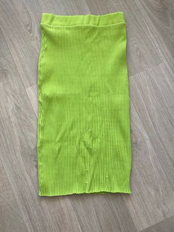 Jupe Zara verte flash taille M