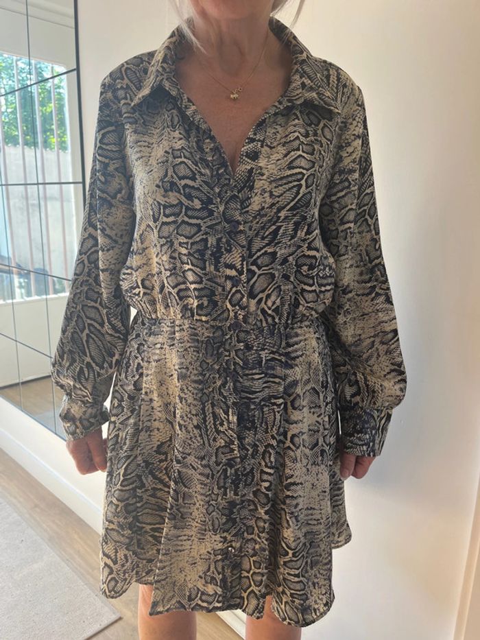 Robe motif serpent marque Zara