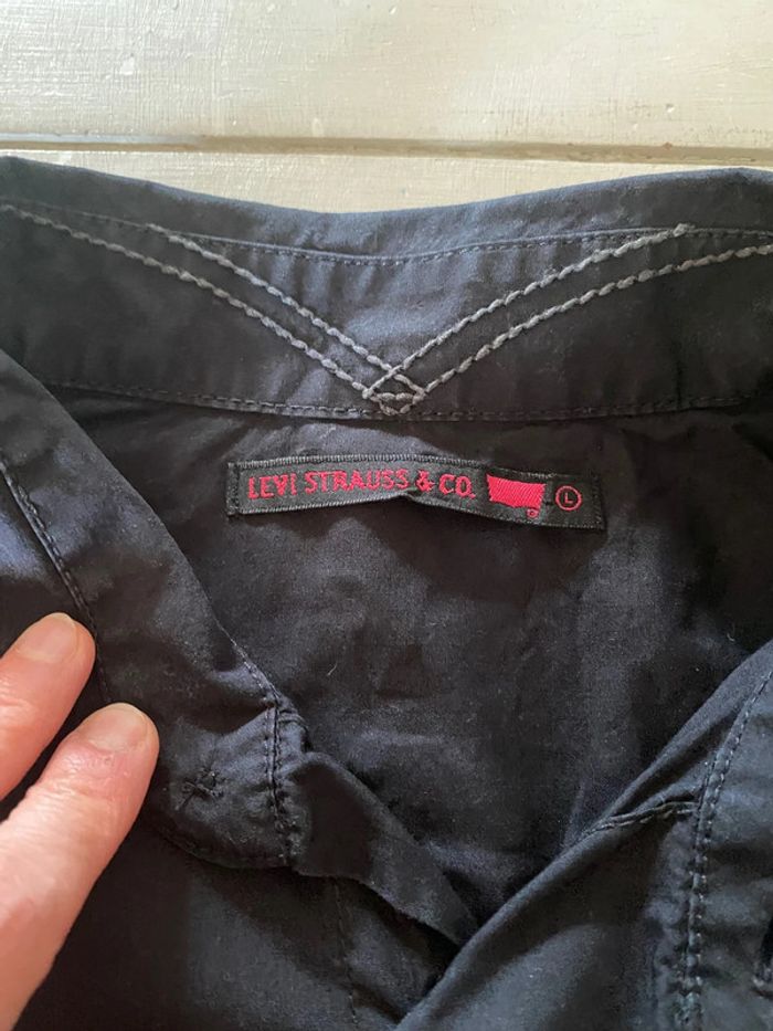 Chemise Levi’s noire homme taille L manches longues - photo numéro 13