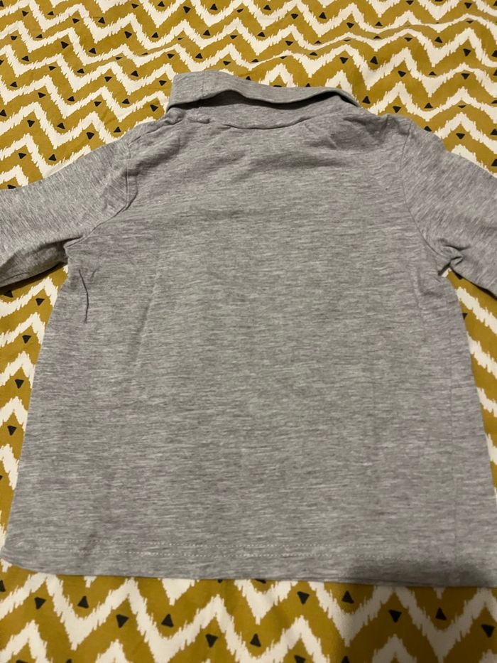 Sous pull basique gris 5ans, 110cm c&a palomino - photo numéro 3