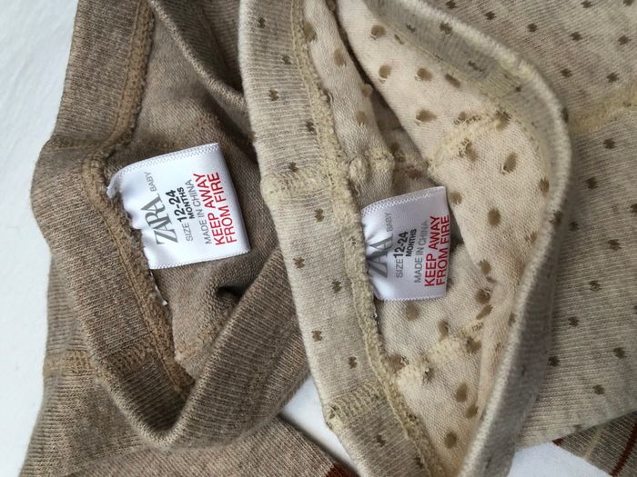 Lot de 2 paires de collants Zara 12-24 mois - photo numéro 2