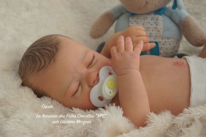 Oscar poupée bébé Reborn authentique 🩵 - photo numéro 5