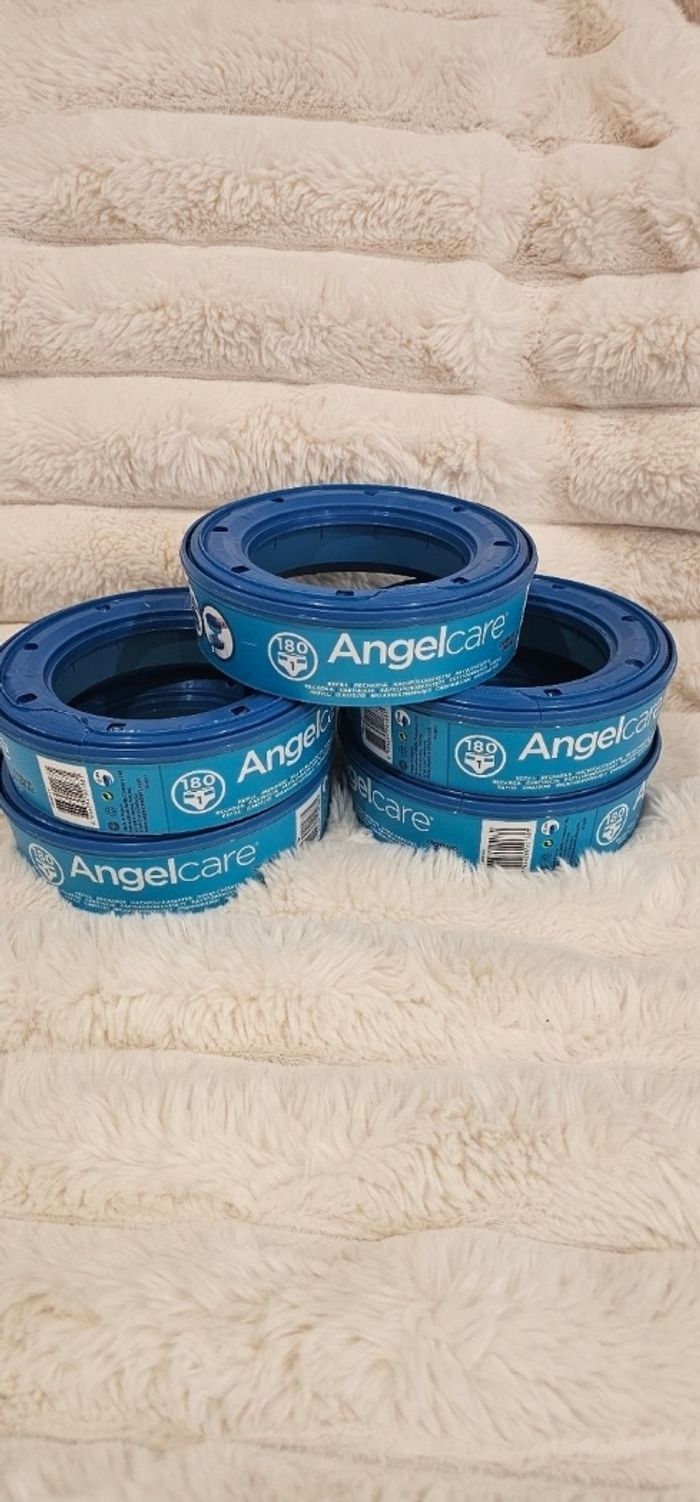 Lot de 5 recharges originales Angelcare neuves