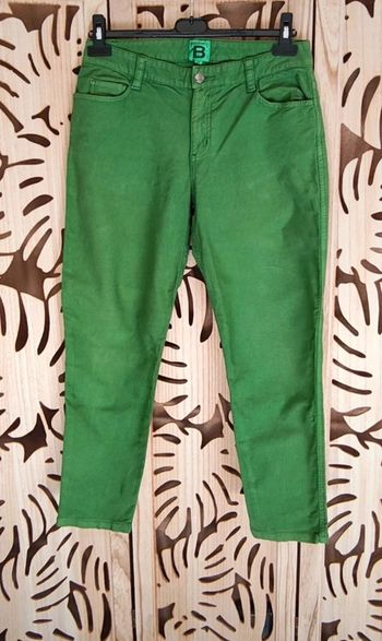Jean vert 7/8ème - Taille 38 Bensimon