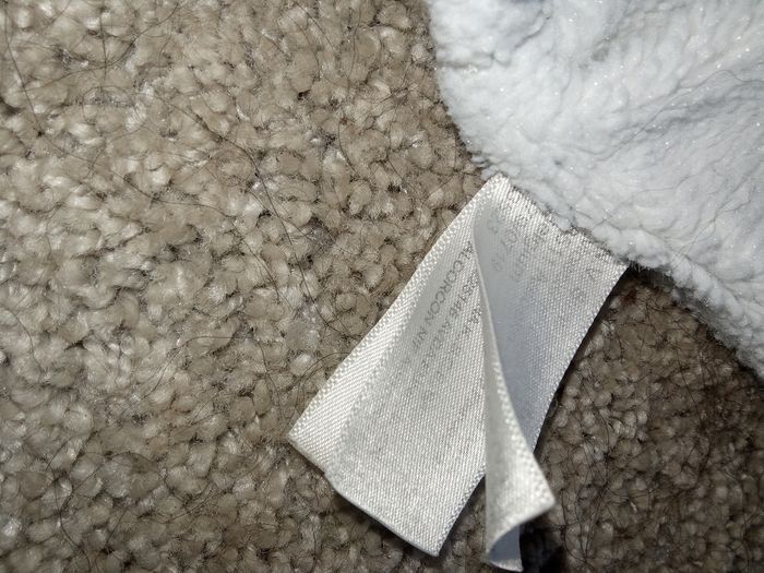 Doudou mouchoir blanc beige tête ours, chien , motifs  oreilles - photo numéro 5