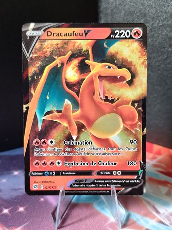 Carte pokémon neuve 🇨🇵 Dracaufeu V 017/172 stars Étincelantes