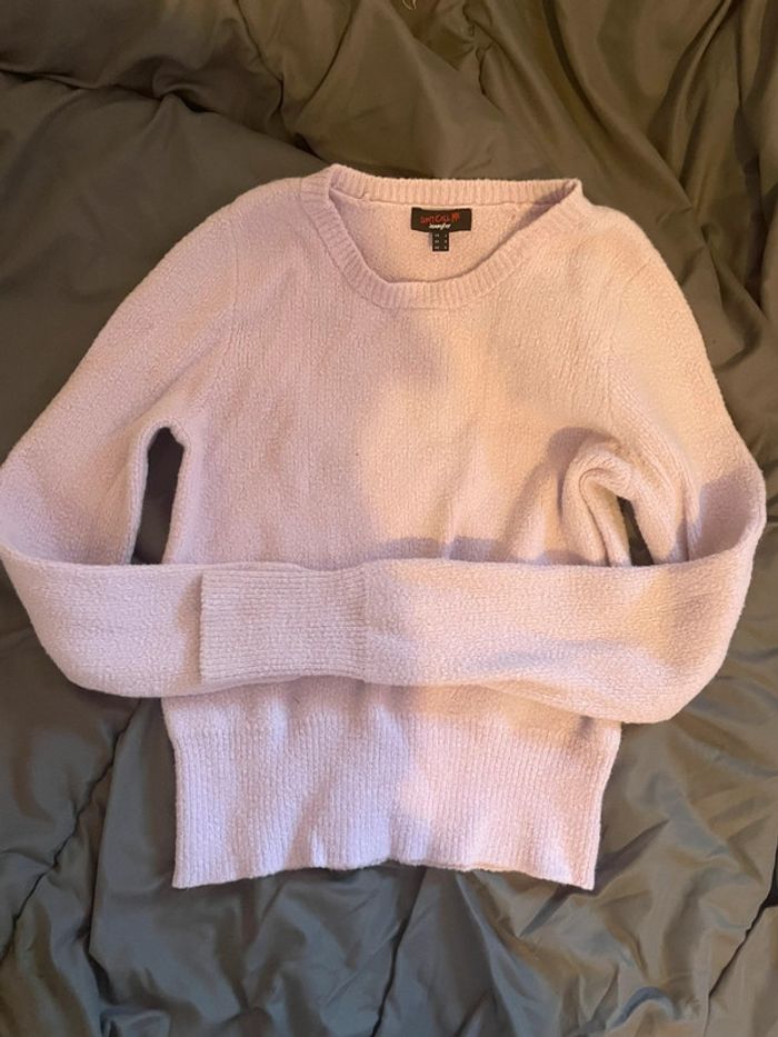 Pull lila doux & cosy – parfait mi-saison, excellent état