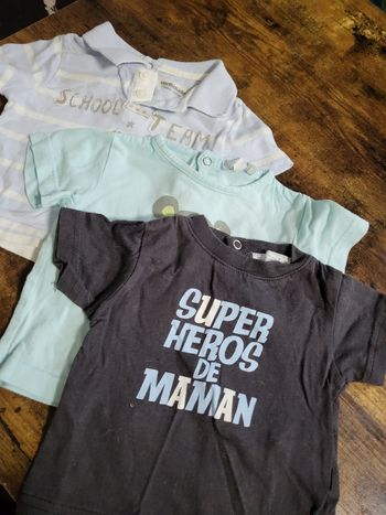Lot de 3 tee shirt