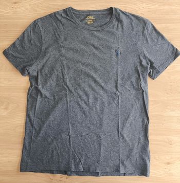 Tee shirt uni gris Ralph Lauren M