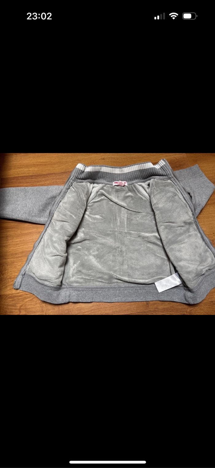 Veste/ gilet zipper chaud garçon orchestra 5 ans - photo numéro 4