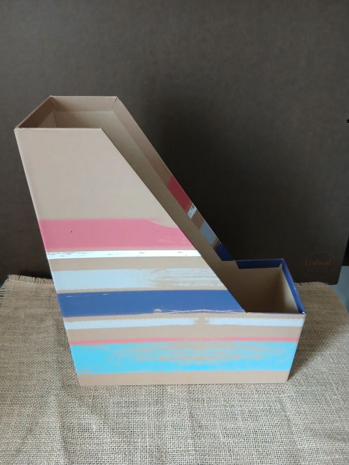 Rangement à papier documents en carton rigide - photo numéro 4