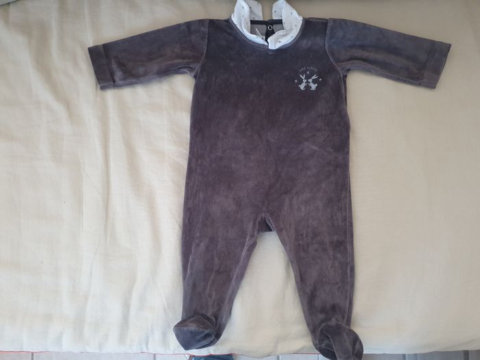 Lot de 3 pyjamas grenouillère 9 mois - photo numéro 6