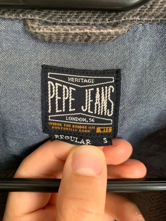 Veste grise pepe jeans homme Taille S - photo numéro 3