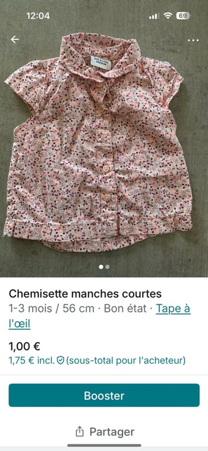 Chemisette manches courtes - photo numéro 3