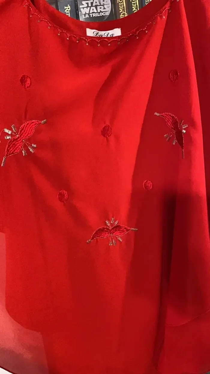 superbe tunique en pointe façon DADA excellente qualité taille 50 neuve poncho - photo numéro 4
