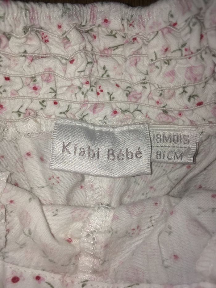 Pantalon Kiabi bébé a petites fleurs 18 mois - photo numéro 2