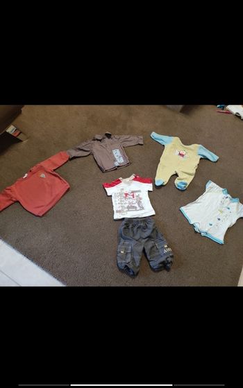 lot vêtements 6 mois