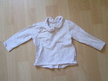 Tee shirt bebe fille 6 mois p'tit bisou