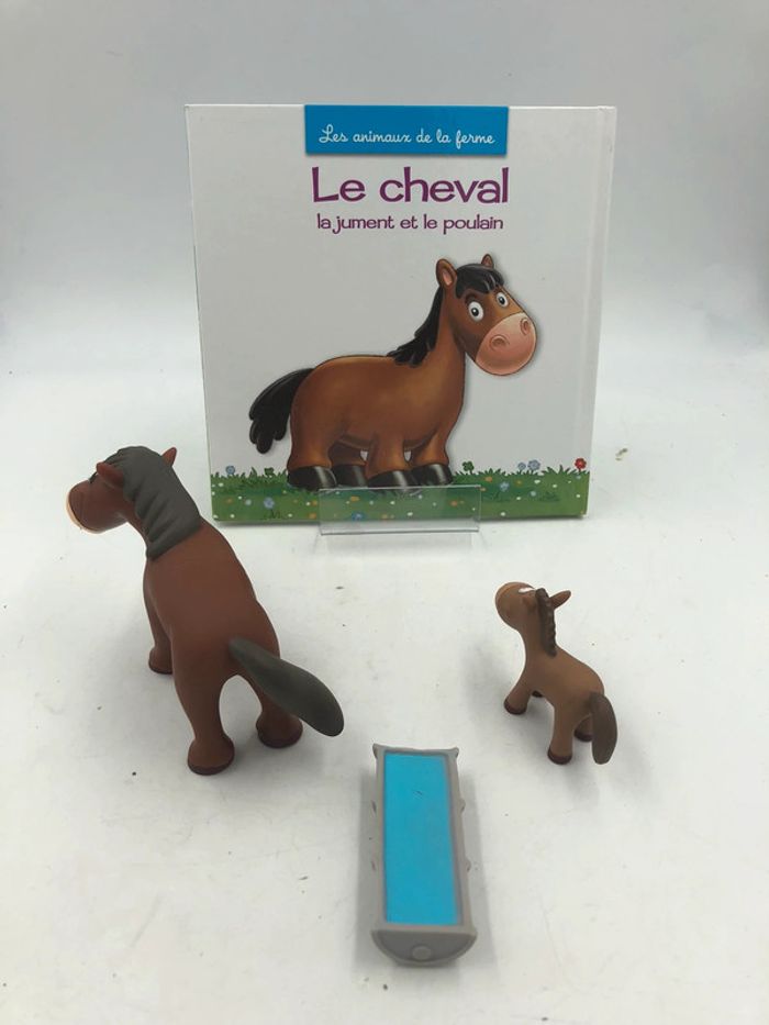Livre + figurines Altaya les animaux de la ferme N•3 le cheval - photo numéro 2