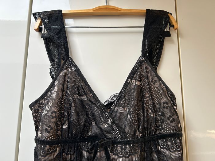 Robe noire dentelle Top Studio - Taille 42 - photo numéro 2