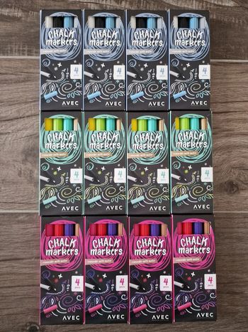 Lot de marqueurs craie