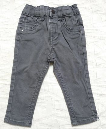 Kiabi pantalon jean gris 9 mois