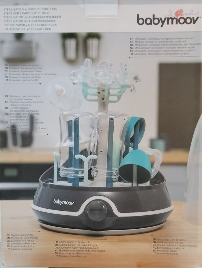 Stérilisateur biberons TurboSteam+ Babymoov - photo numéro 2