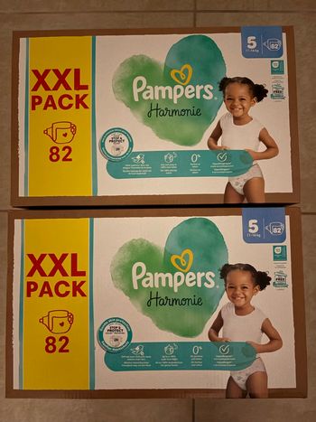 Couches Pampers Harmonie Taille 5 Neuf
