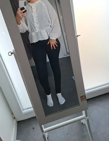 Blouse blanche haut fluide