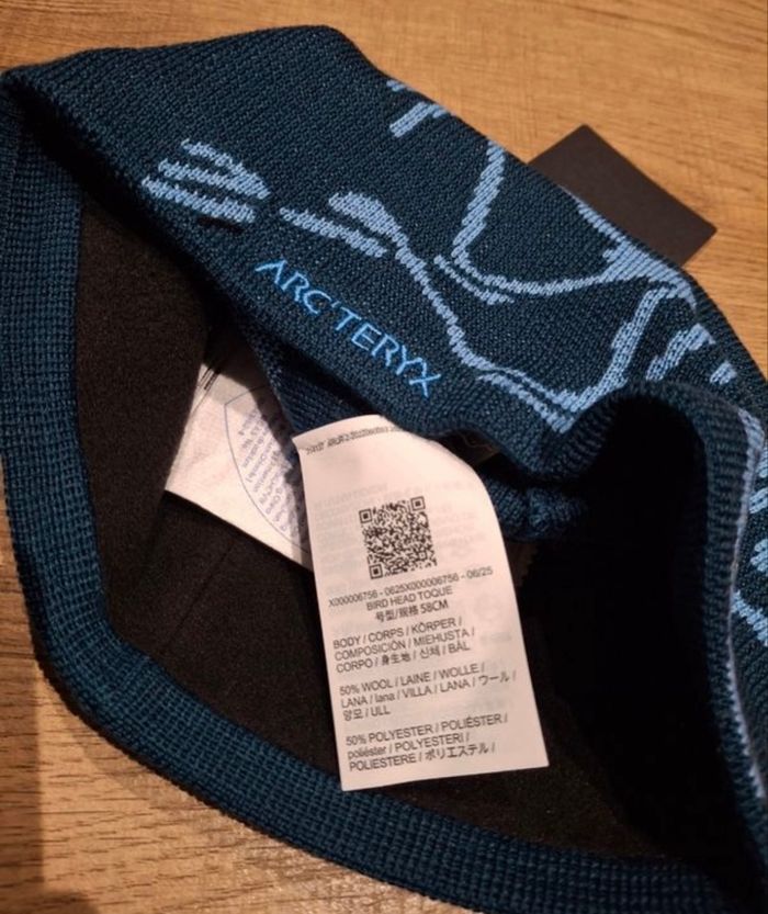 Bonnet Arc'teryx Bird Head, coloris Nightscape/ Glacial - photo numéro 3