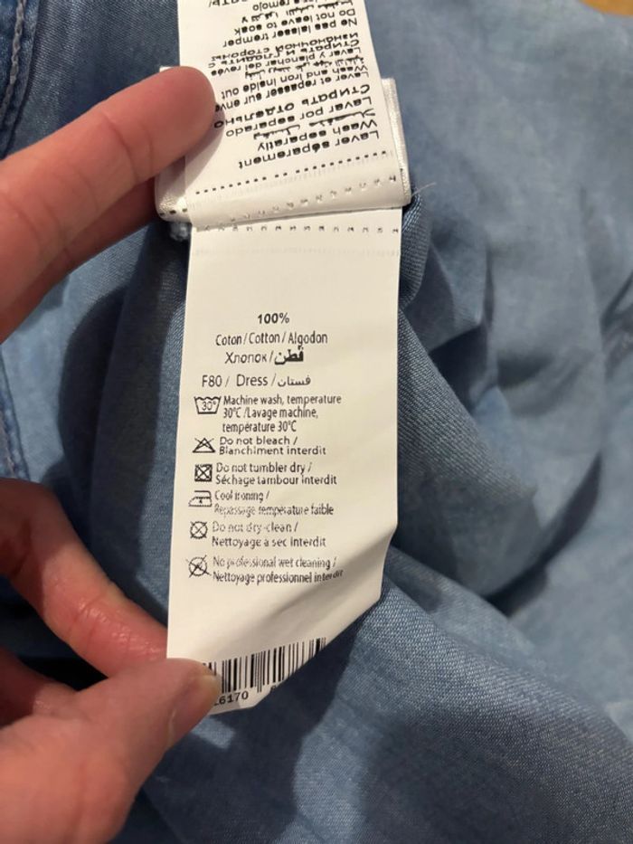 Neuve - Robe longue jean Camaïeu S - photo numéro 6