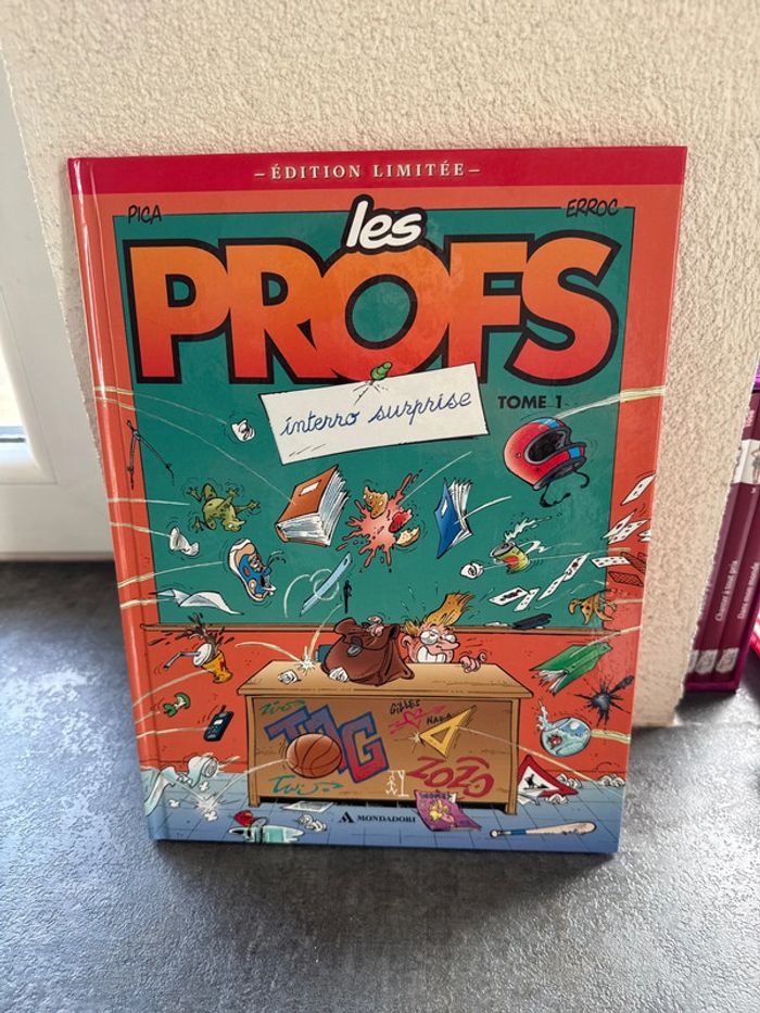 Livre bande dessiné les profs tome 1