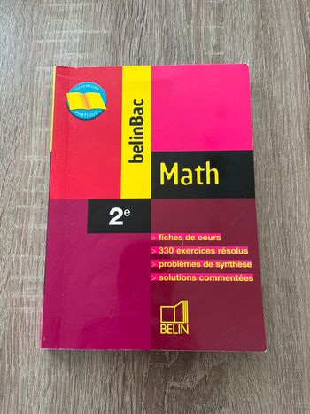 Livre belinbac 🥰 math 2e