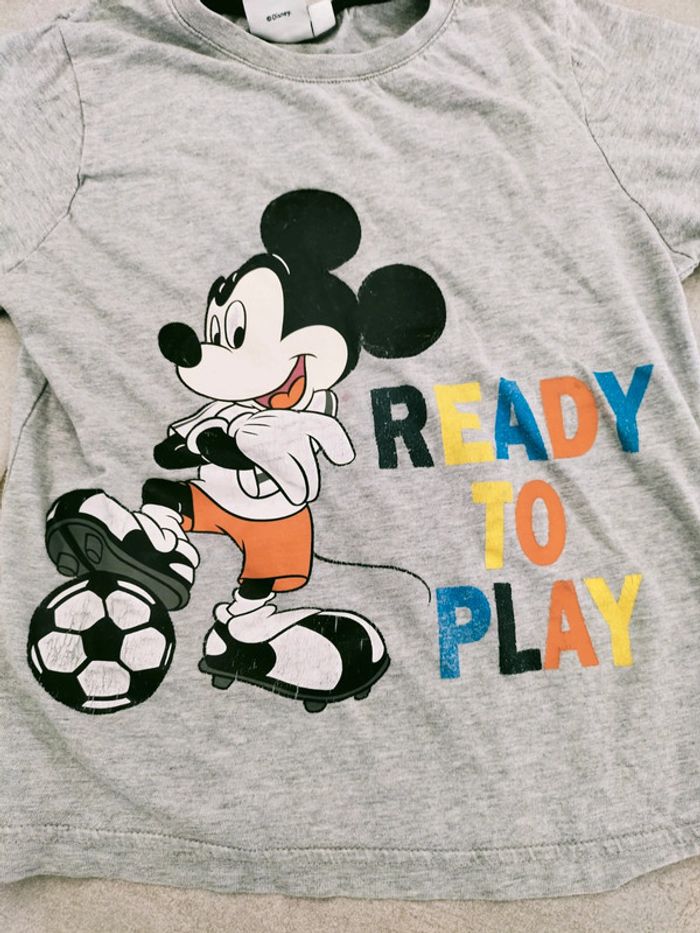 T shirt manches longues Mickey taille 5ans - photo numéro 2