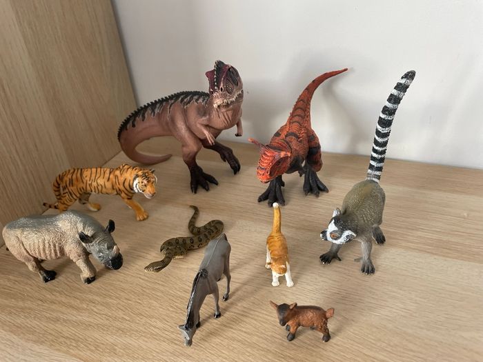 Lot 4: lot de figurines animaux Schleich, Papo et autres - photo numéro 2