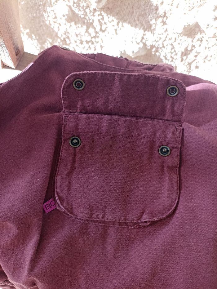 Robe violette petites bretelles Obaïbi 3 ans - photo numéro 7