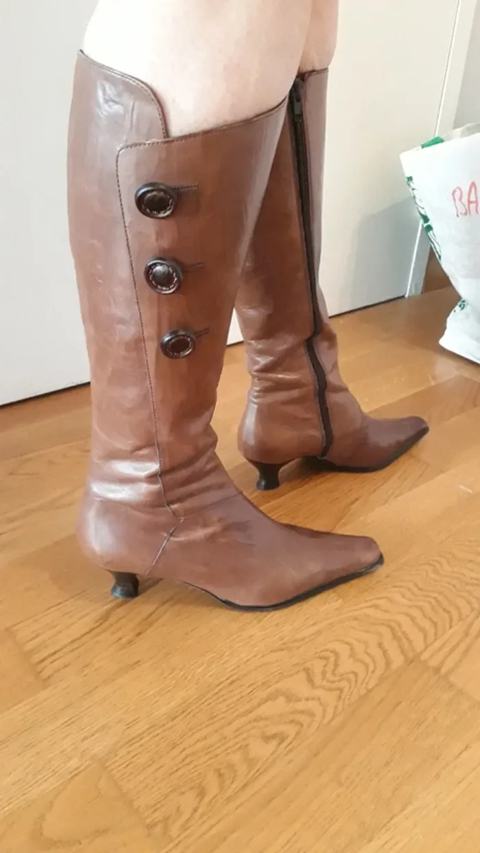 Bottes marron taille 36 - photo numéro 3
