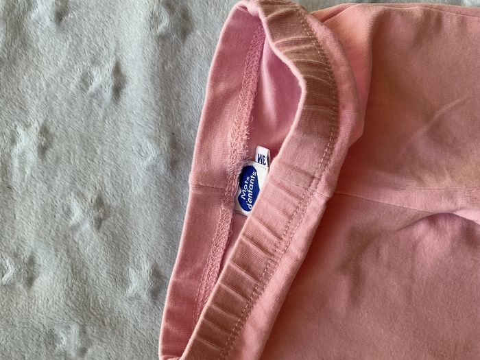 legging long rose taille élastique mots d'enfants 3 mois - photo numéro 6