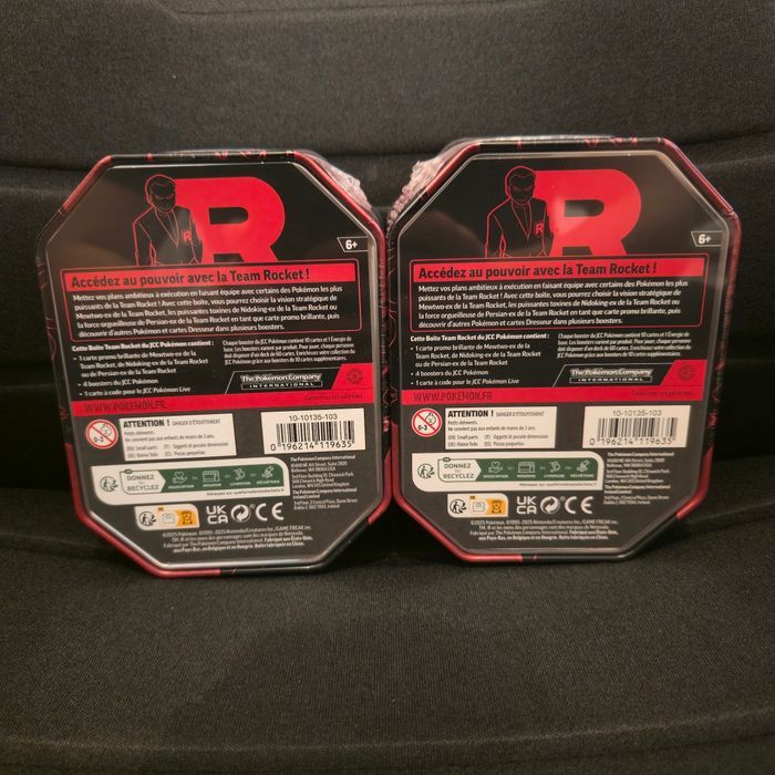 Lot de 2 Pokébox Team Rocket Persian et Nidoking - photo numéro 2