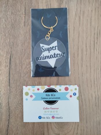 Porte-clé super animateur