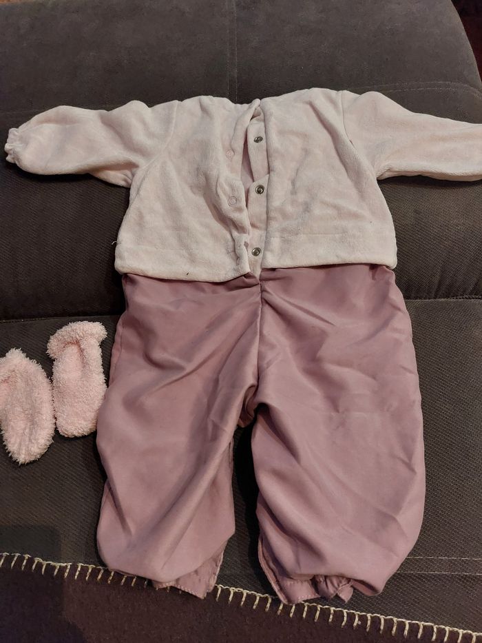 Ensemble fille 6mois rose - photo numéro 2